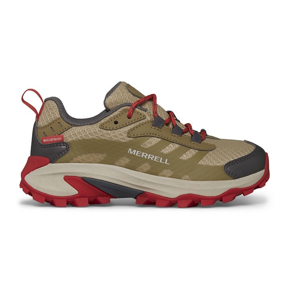 Merrell Tan and Red Sneakers Outdoor Performance